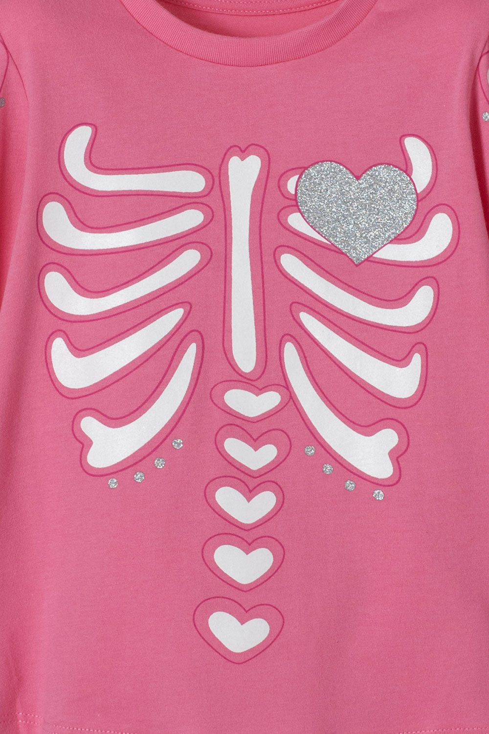 PIJAMA DE LITTLEMIC ROSADA MANGA LARGA PARA NIÑA 2T A 5T