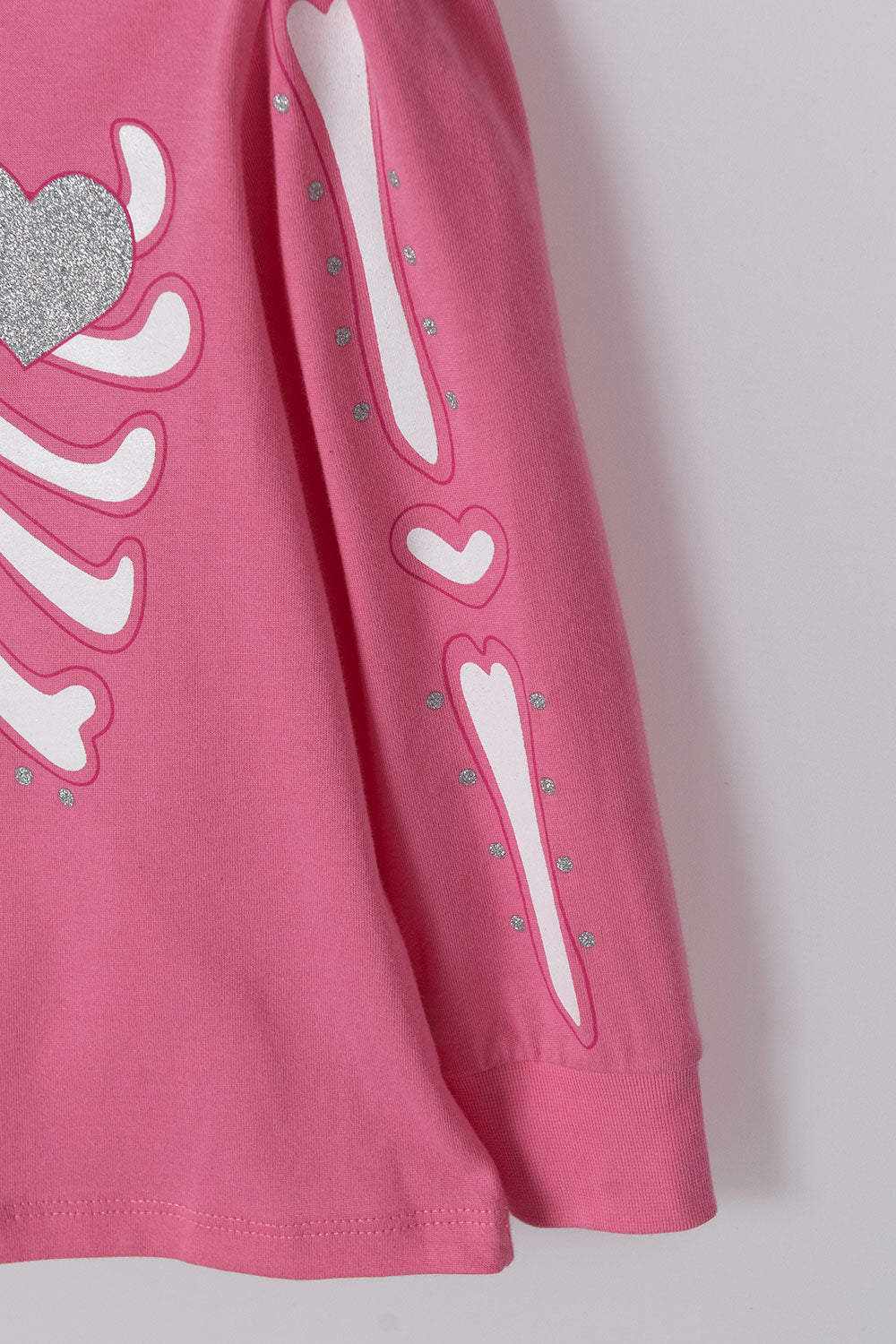 PIJAMA DE LITTLEMIC ROSADA MANGA LARGA PARA NIÑA 2T A 5T