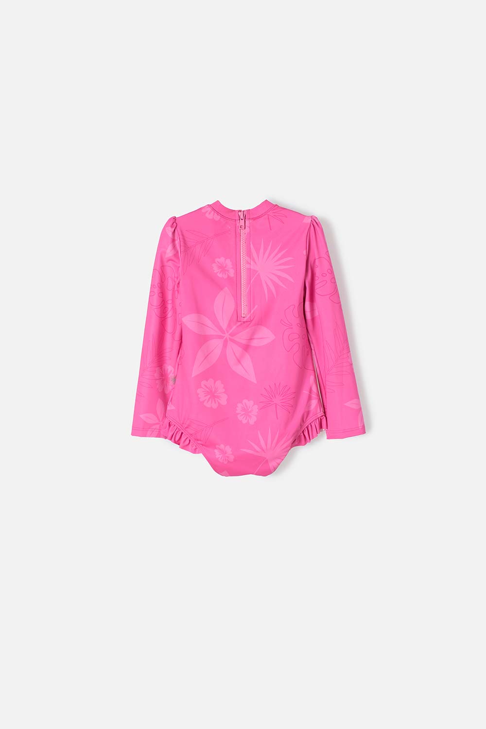 VESTIDO DE LITTLEMIC ROSADO MANGA LARGA PARA NIÑA 2T A 5T
