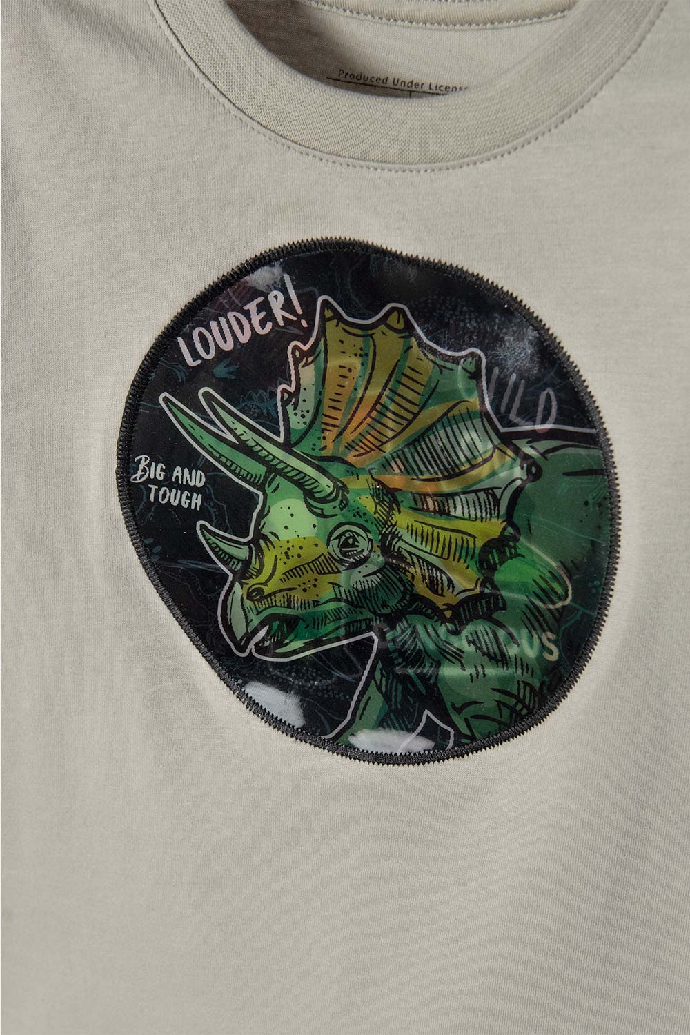 CAMISETA DE LITTLEMIC MANGA CORTA VERDE PARA NIÑO 2T A 5T