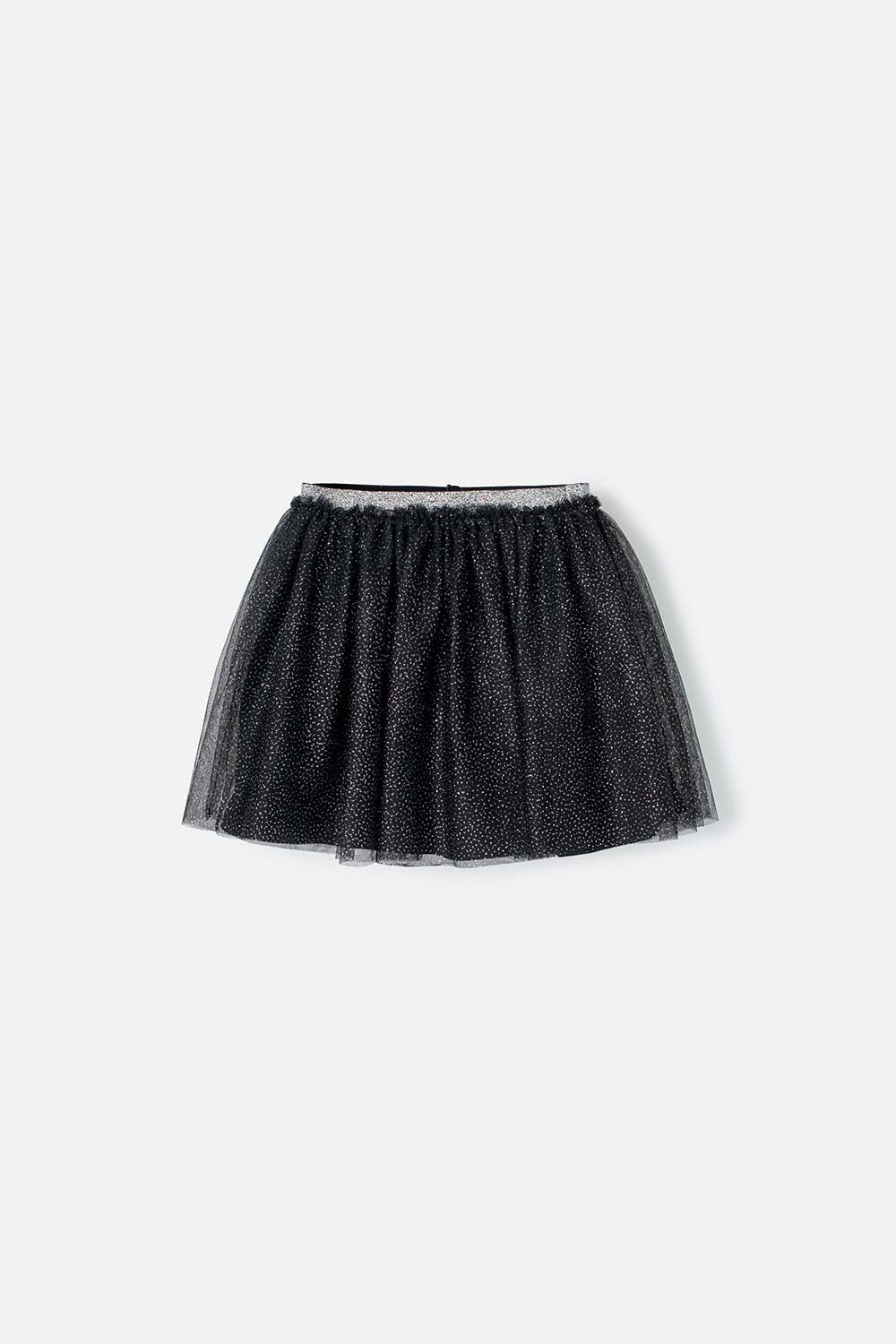 FALDA DE MIC TIPO TUTÚ NEGRA PARA NIÑA
