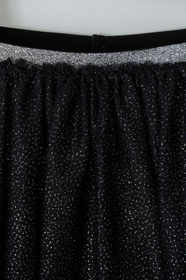 FALDA DE MIC TIPO TUTÚ NEGRA PARA NIÑA
