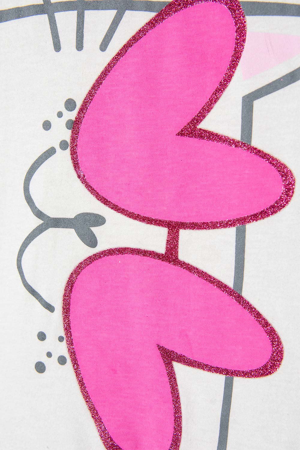 PIJAMA DE MIC 3 PIEZAS MARFIL Y ROSADO PARA NIÑA