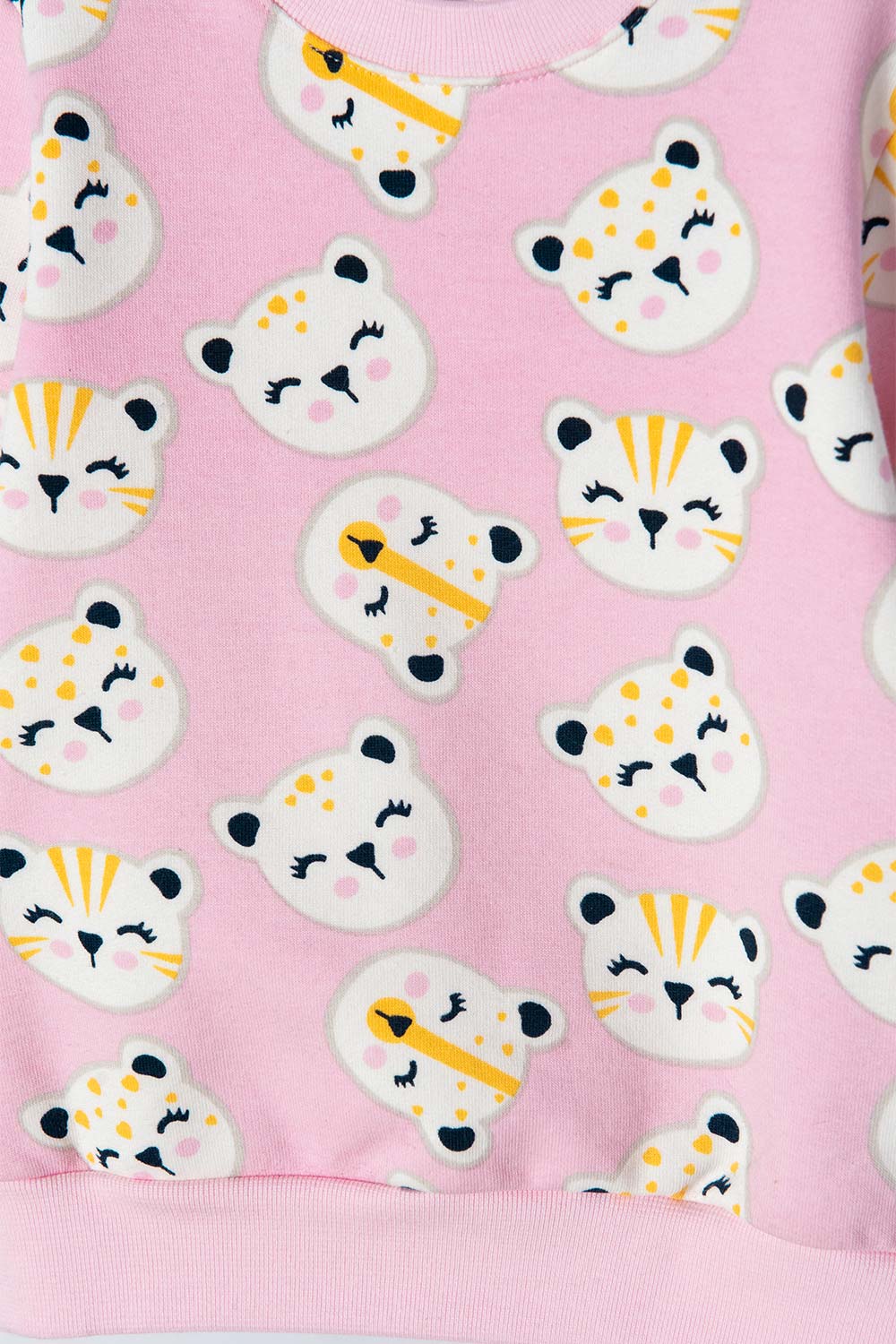 CONJUNTO DE LITTLEMIC ROSADO DE PANTALÓN LARGO PARA BEBE NIÑA