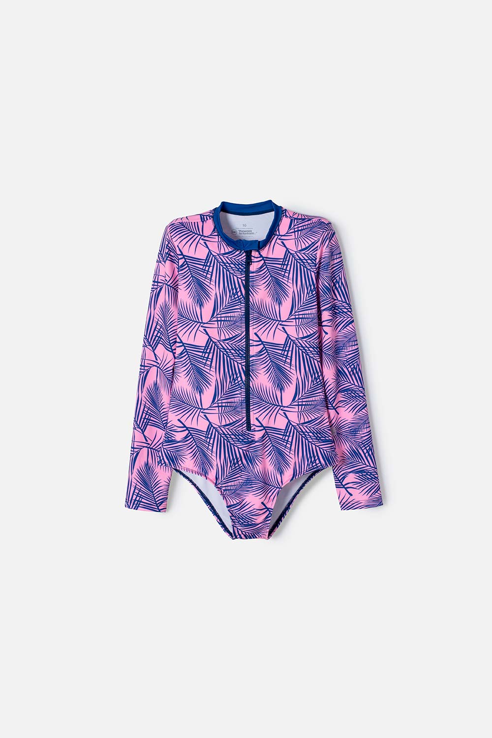 VESTIDO DE BAÑO MIC MORADO CON ESTAMPADO ANIMAL PRINT PARA NIÑA