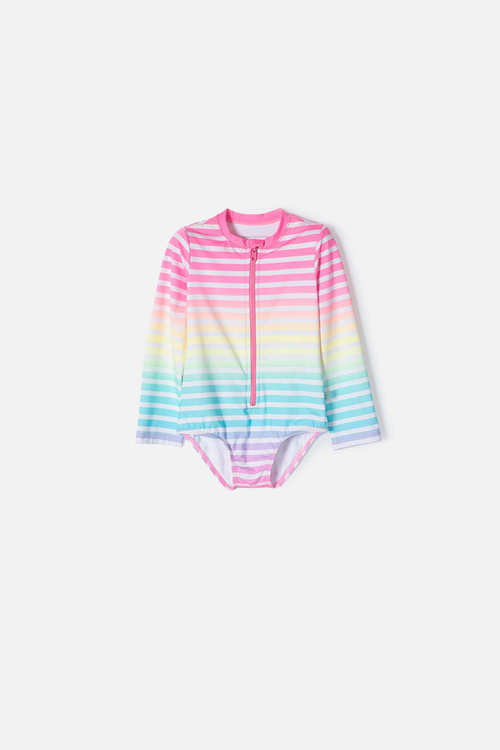 CONJUNTO DE BAÑO LITTLEMIC MANGA LARGA MULTICOLOR PARA NIÑA 2T A 5T