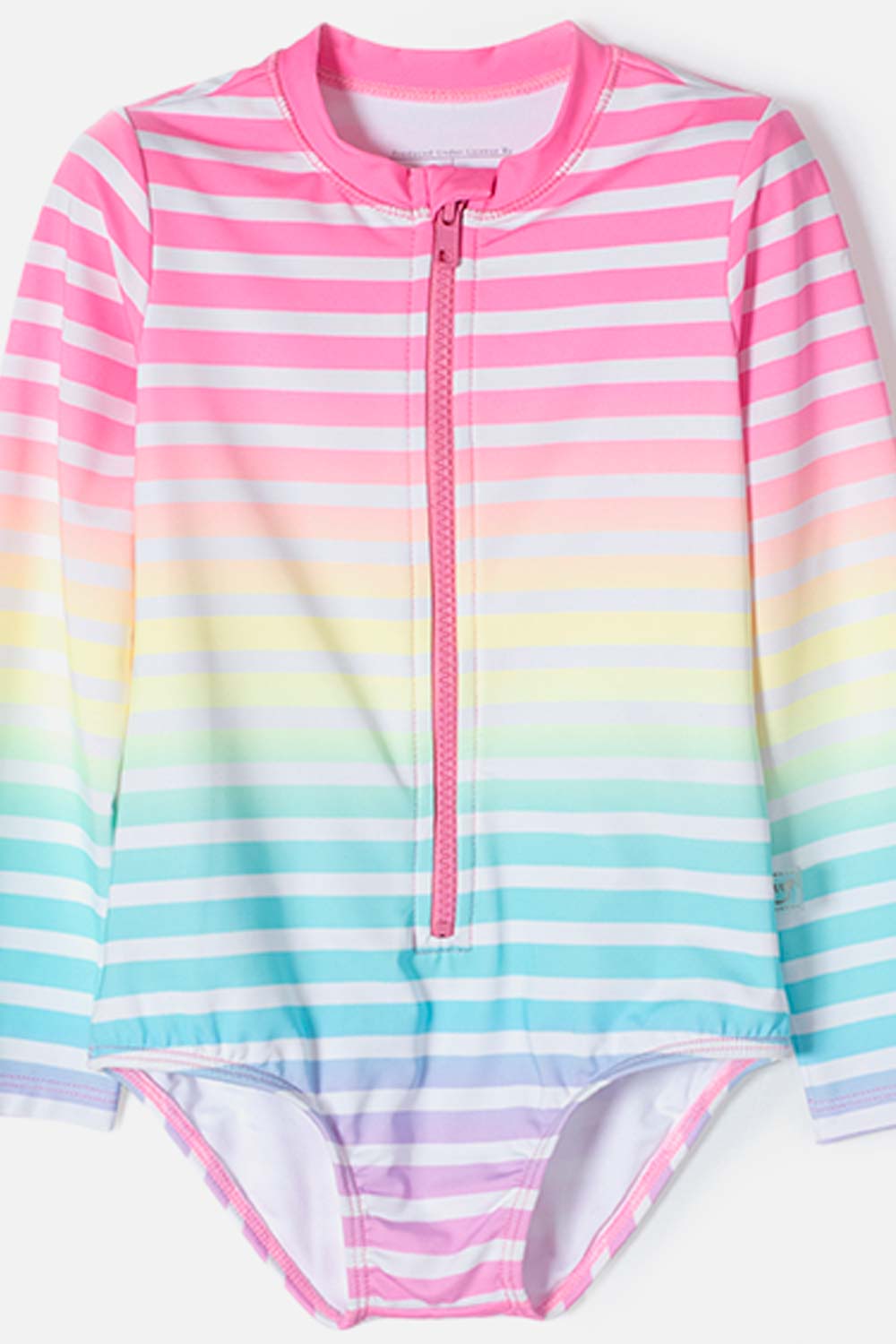 CONJUNTO DE BAÑO LITTLEMIC MANGA LARGA MULTICOLOR PARA NIÑA 2T A 5T
