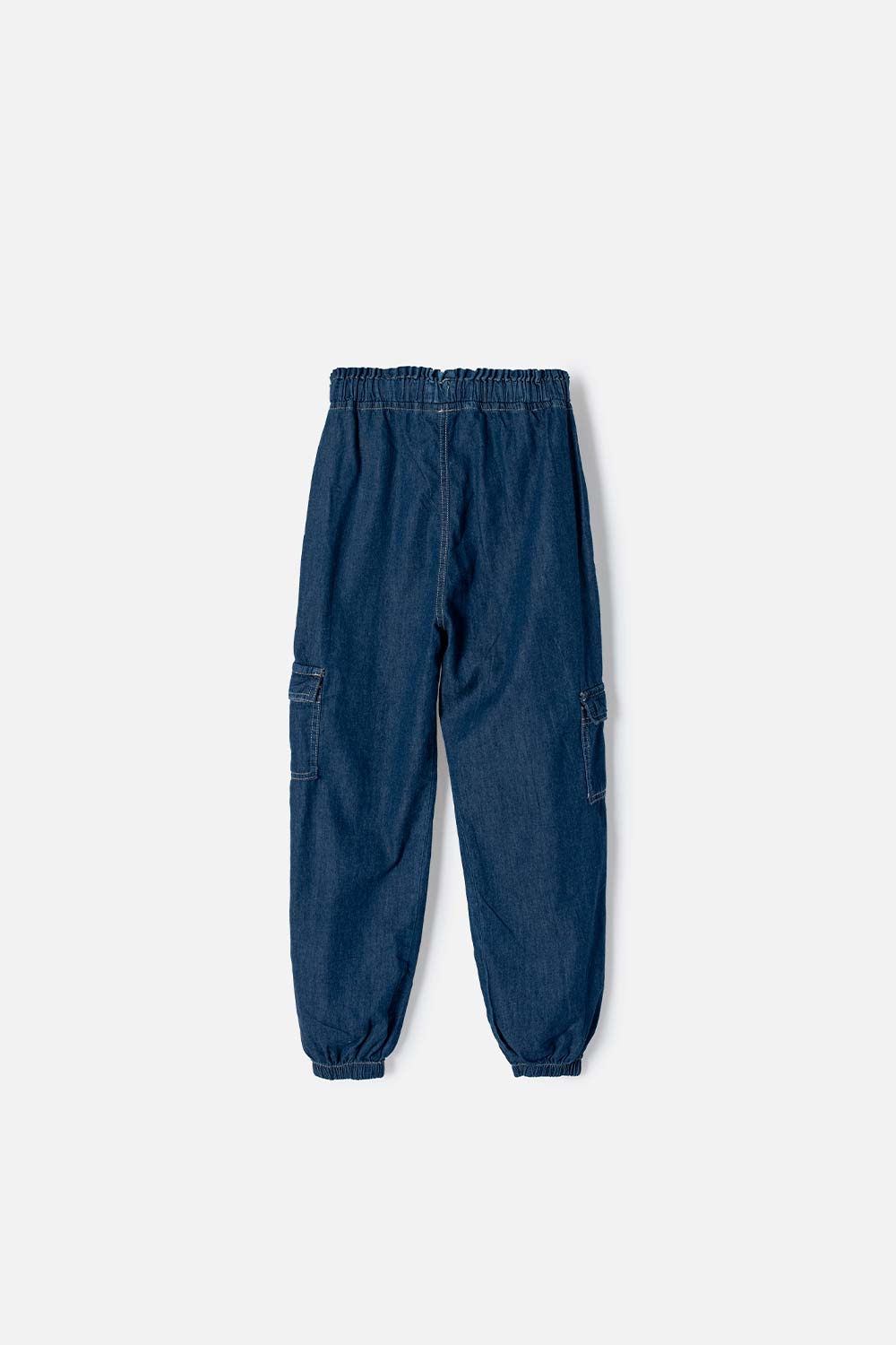 JOGGER DE MIC CON CORDÓN AZUL PARA NIÑA