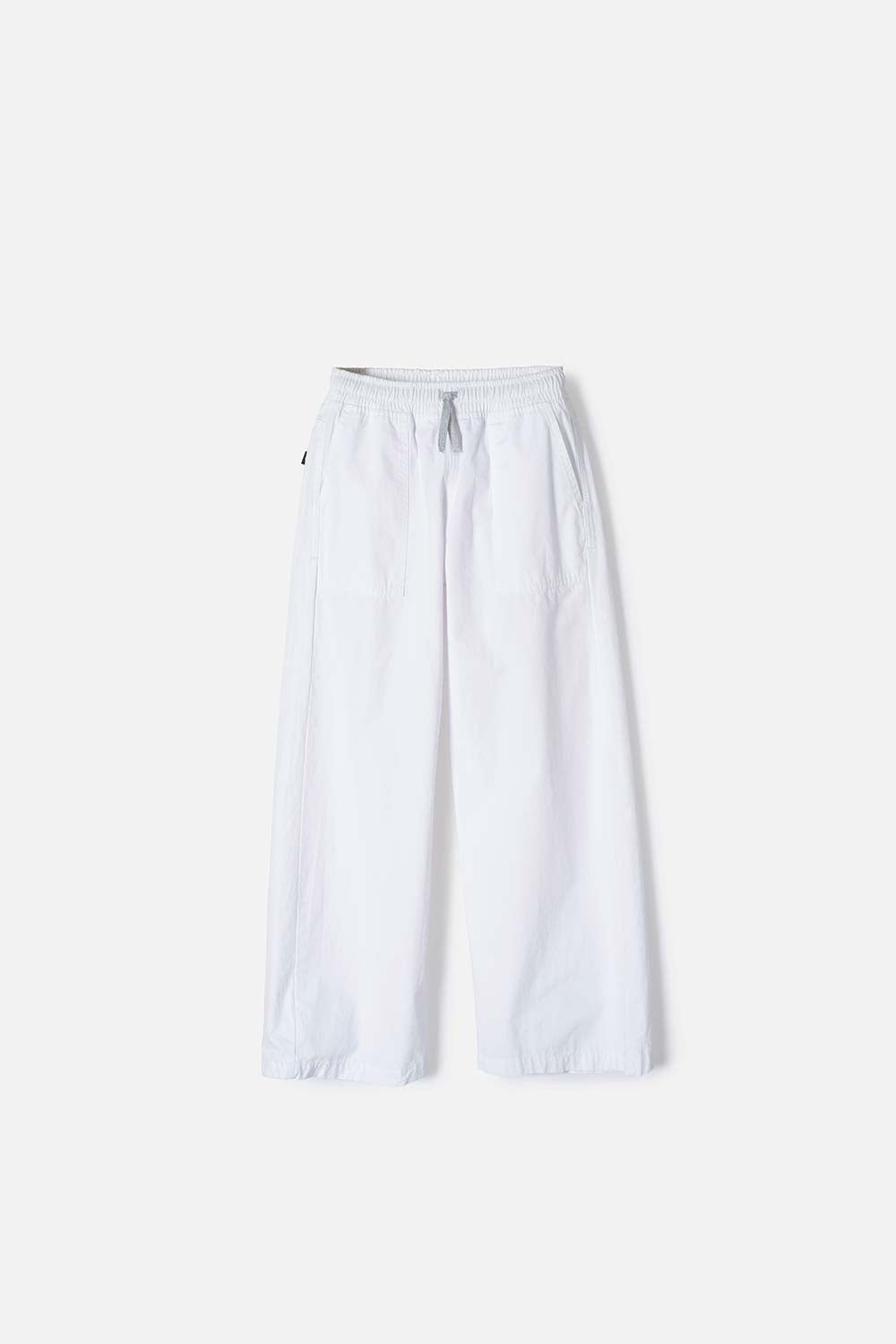 JOGGER DE MIC CON CORDÓN BLANCO PARA NIÑA