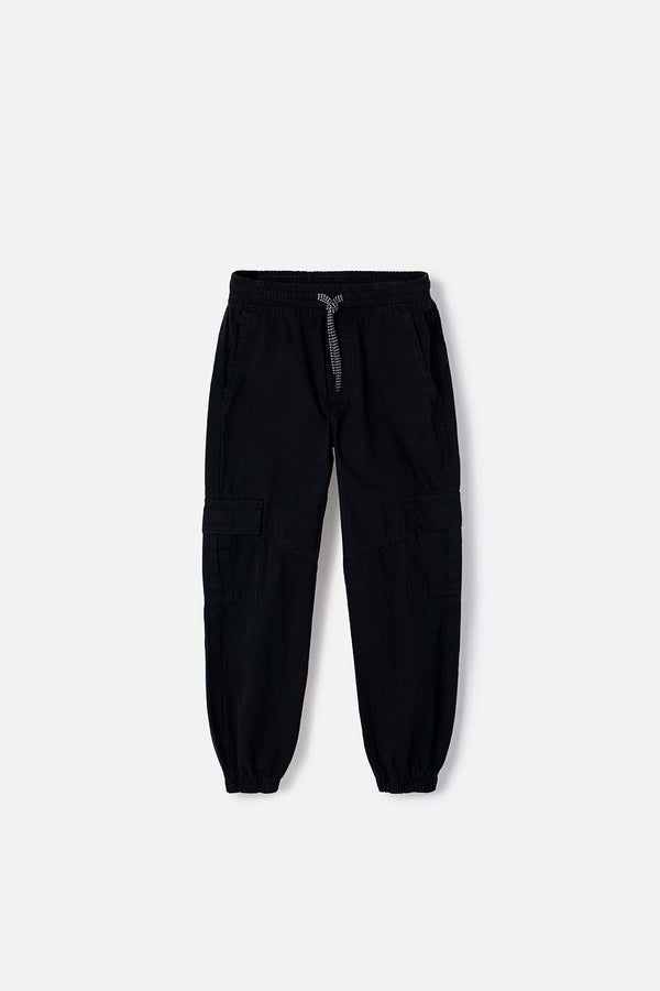JOGGER DE MIC CON CORDÓN NEGRO PARA NIÑO