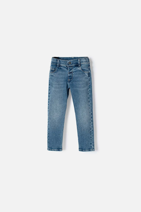 JEAN DE LITTLEMIC AZUL OSCURO PARA NIÑO 2T A 5T