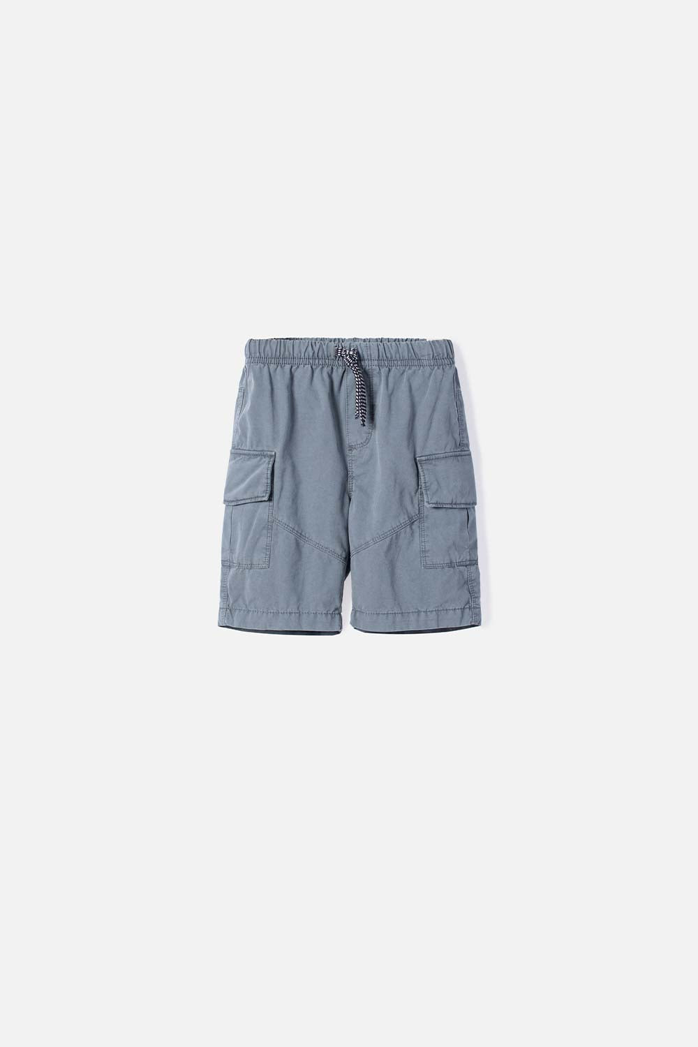 BERMUDA DE LITTLEMIC CON BOLSILLOS GRIS PARA NIÑO 2T A 5T