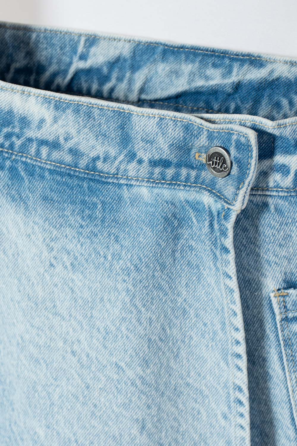 FALDA DE LITTLEMIC DENIM AZUL PARA NIÑA 2T A 5T