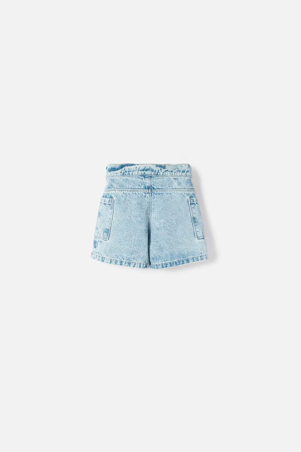FALDA DE LITTLEMIC DENIM AZUL PARA NIÑA 2T A 5T