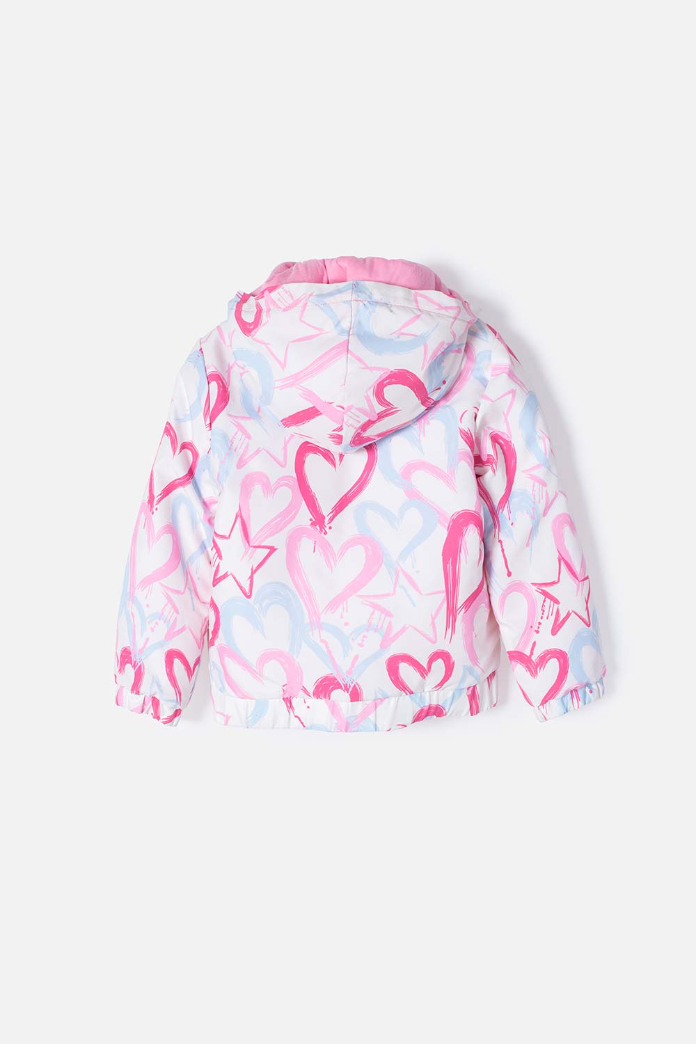 CHAQUETA LITTLEMIC MULTICOLOR CON CIERRE AJUSTABLE EN FRENTE PARA NIÑA 2T A 5T