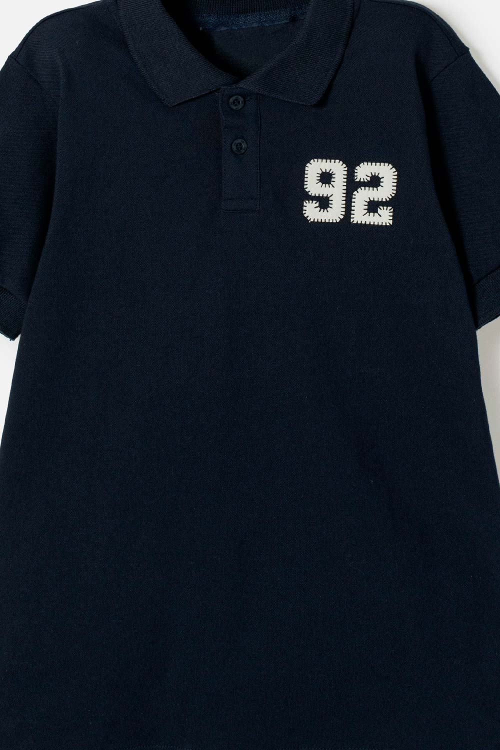CAMISETA TIPO POLO DE MIC AZUL PARA NIÑO