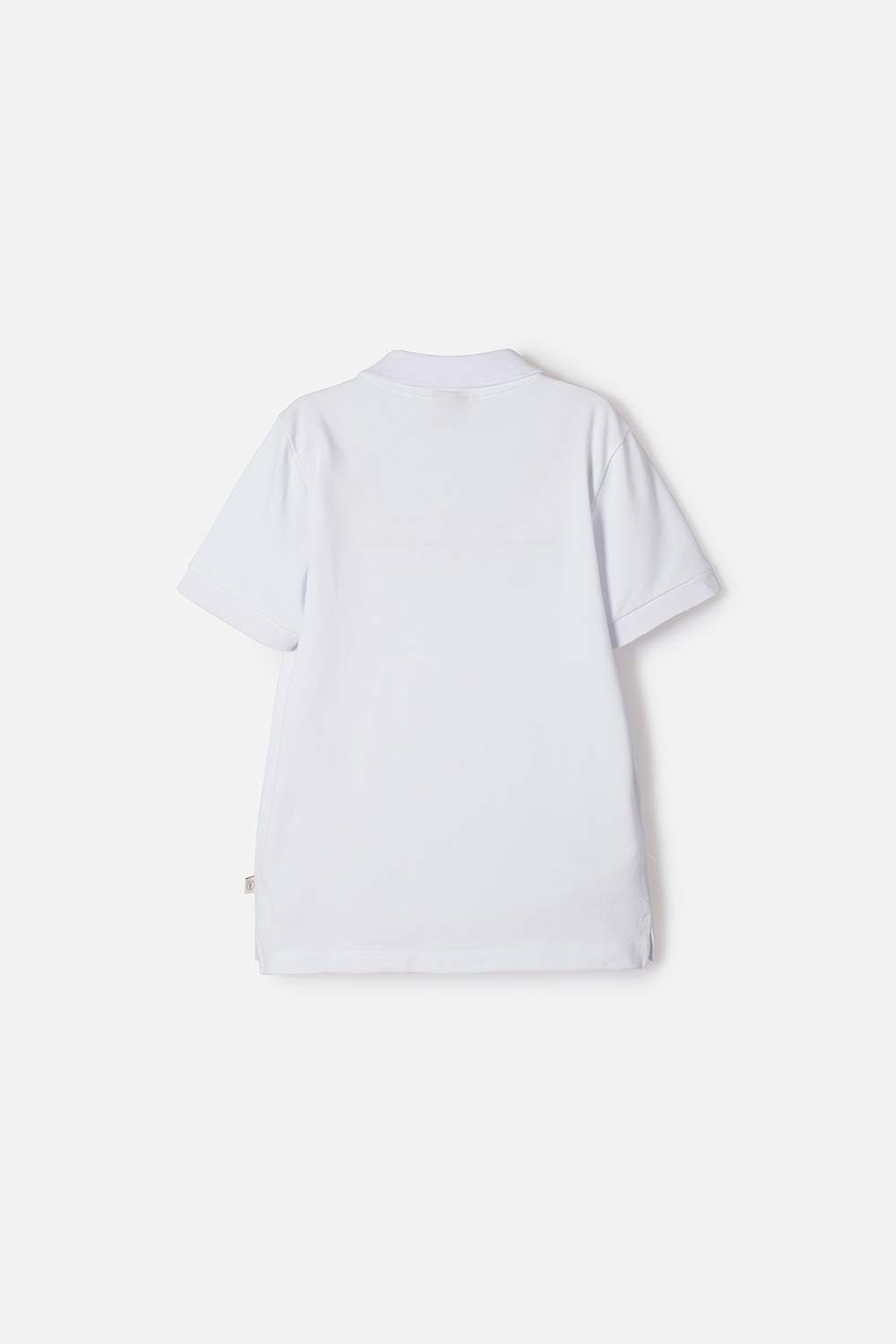 CAMISETA TIPO POLO MIC BLANCO PARA NIÑO