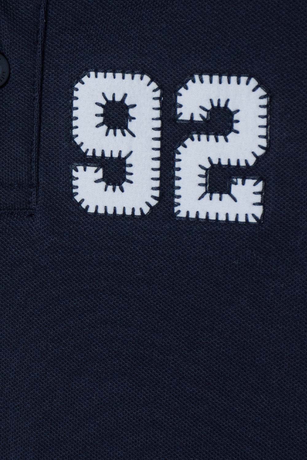 CAMISETA TIPO POLO DE MIC AZUL PARA NIÑO 2T A 5T