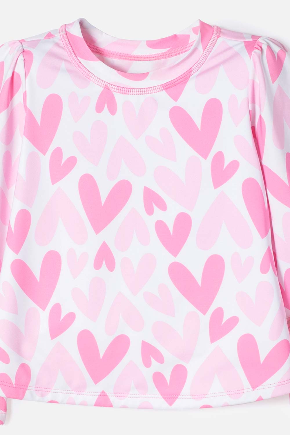 VESTIDO DE BAÑO LITTLEMIC MULTICOLOR MANGA LARGA PARA NIÑA 2T A 5T