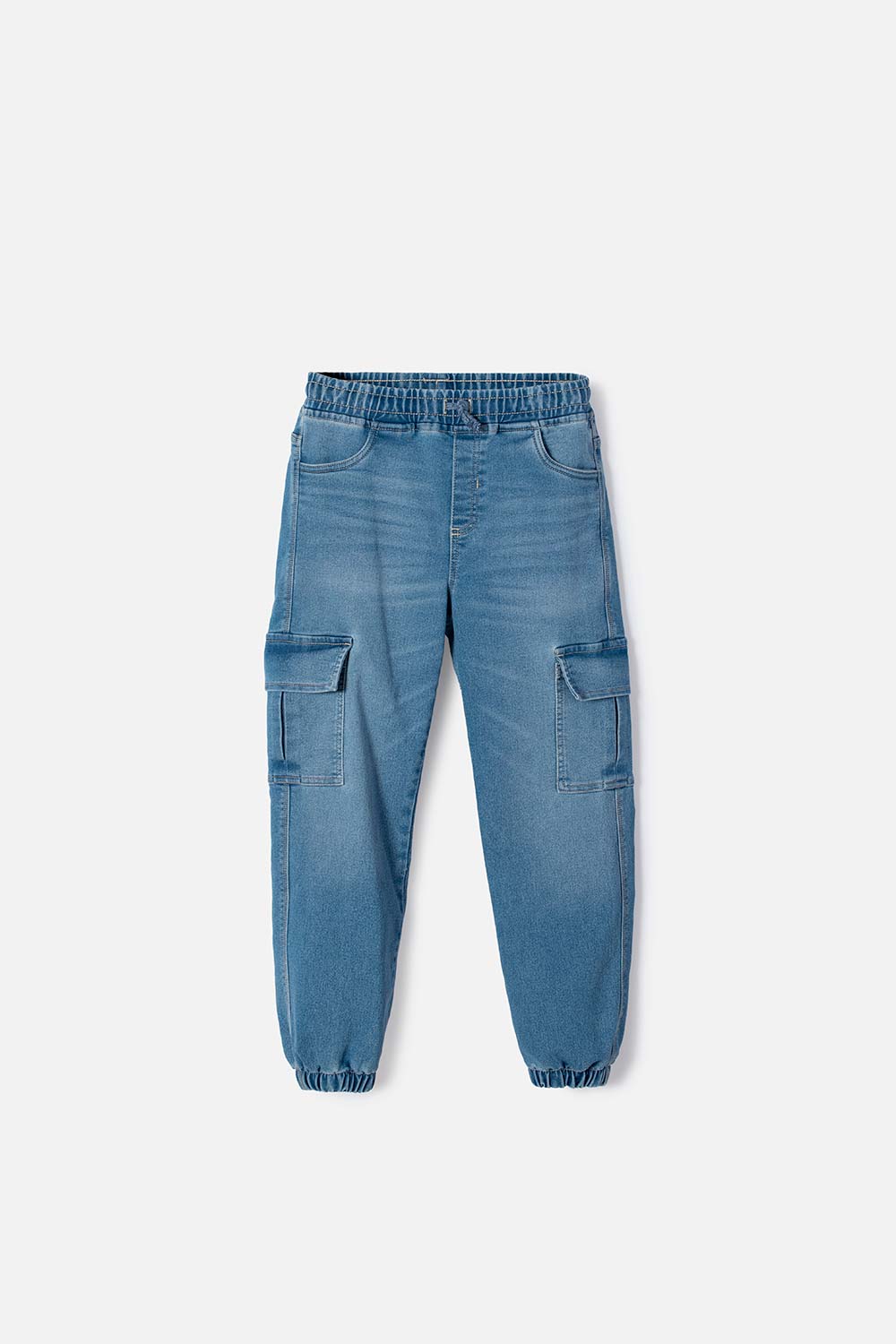 JOGGER DE MIC CON CORDÓN AZUL PARA NIÑO