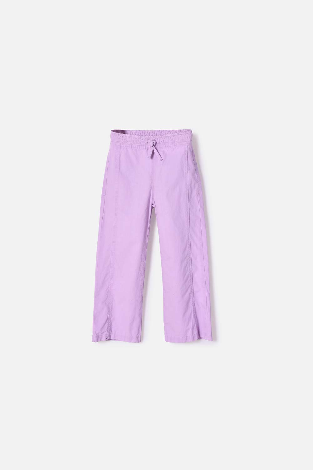 JOGGER DE LITTLEMIC CON CORDÓN LILA PARA NIÑA 2T A 5T