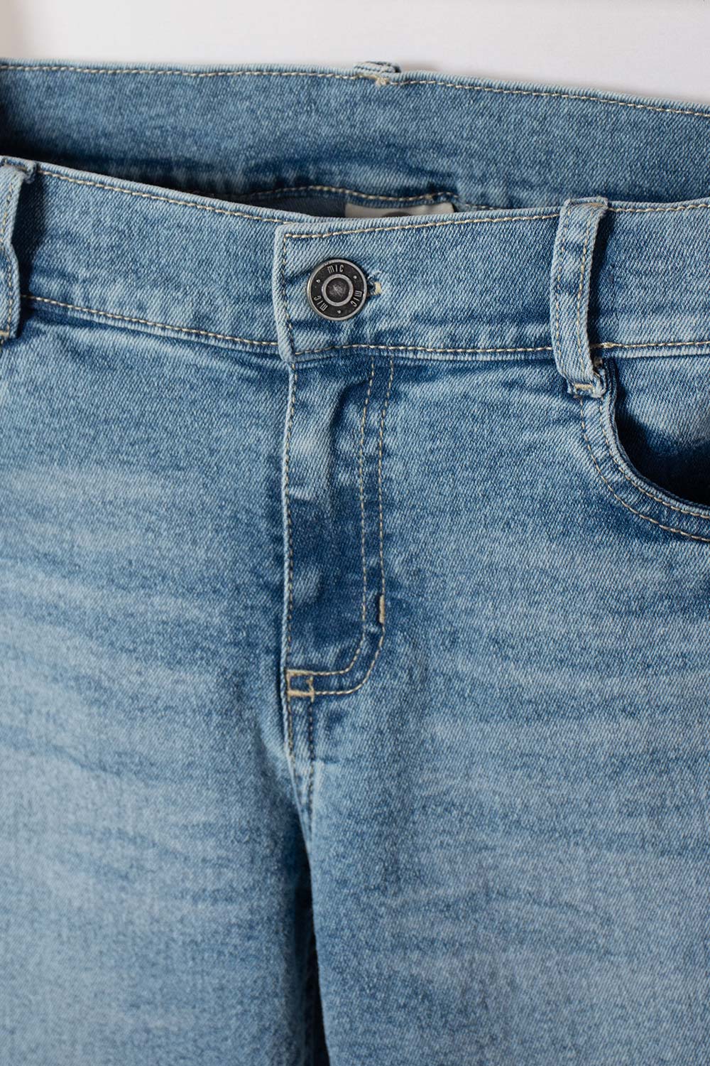 JEAN DE MIC BOTA AMPLIA AZUL PARA NIÑA