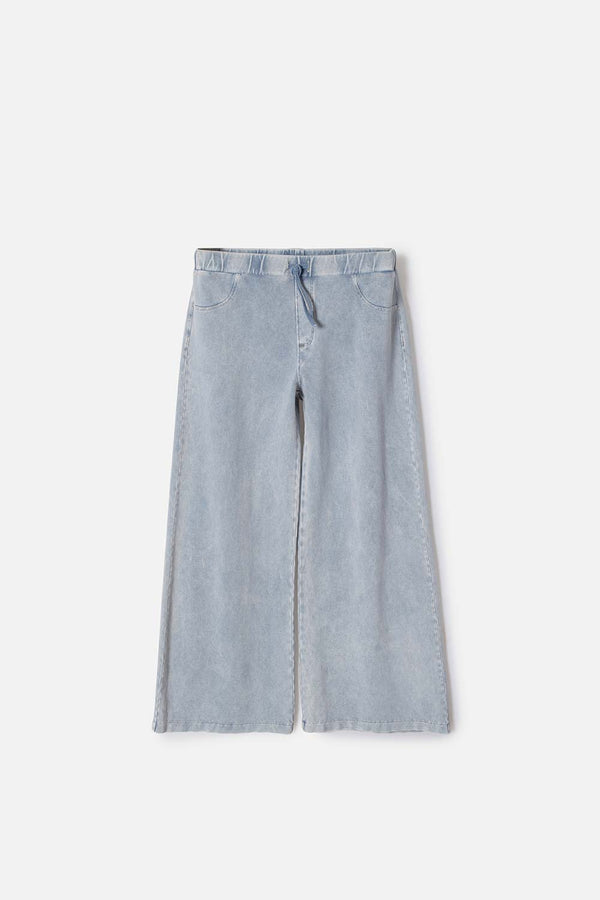 JOGGER DE MIC CON CORDÓN AZUL PARA NIÑA