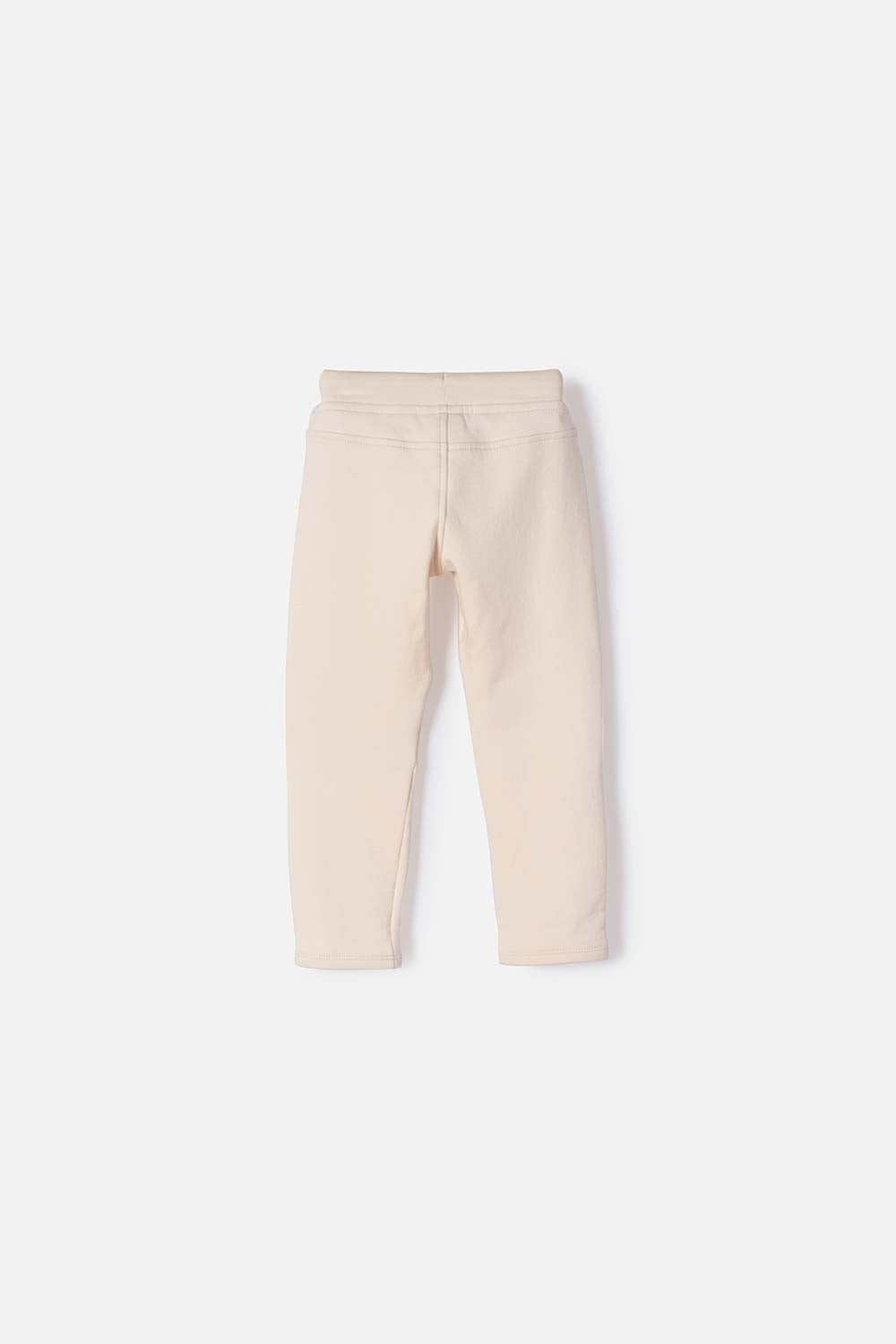 JOGGER DE LITTLEMIC CON CORDÓN ALMENDRA PARA NIÑA 2T A 5T
