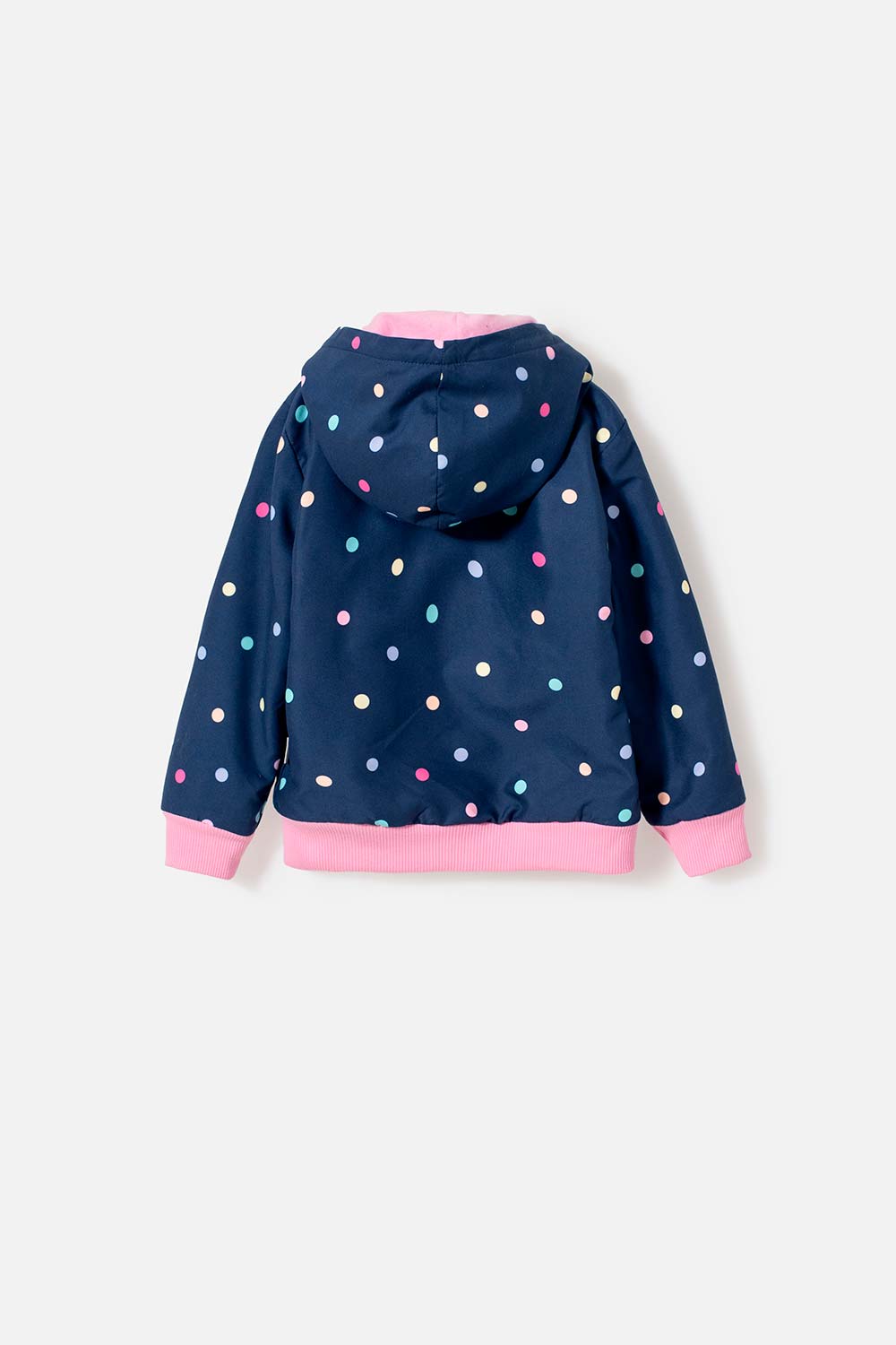CHAQUETA DE LITTLEMIC CON CAPUCHA MULTICOLOR PARA NIÑA 2T A 5T