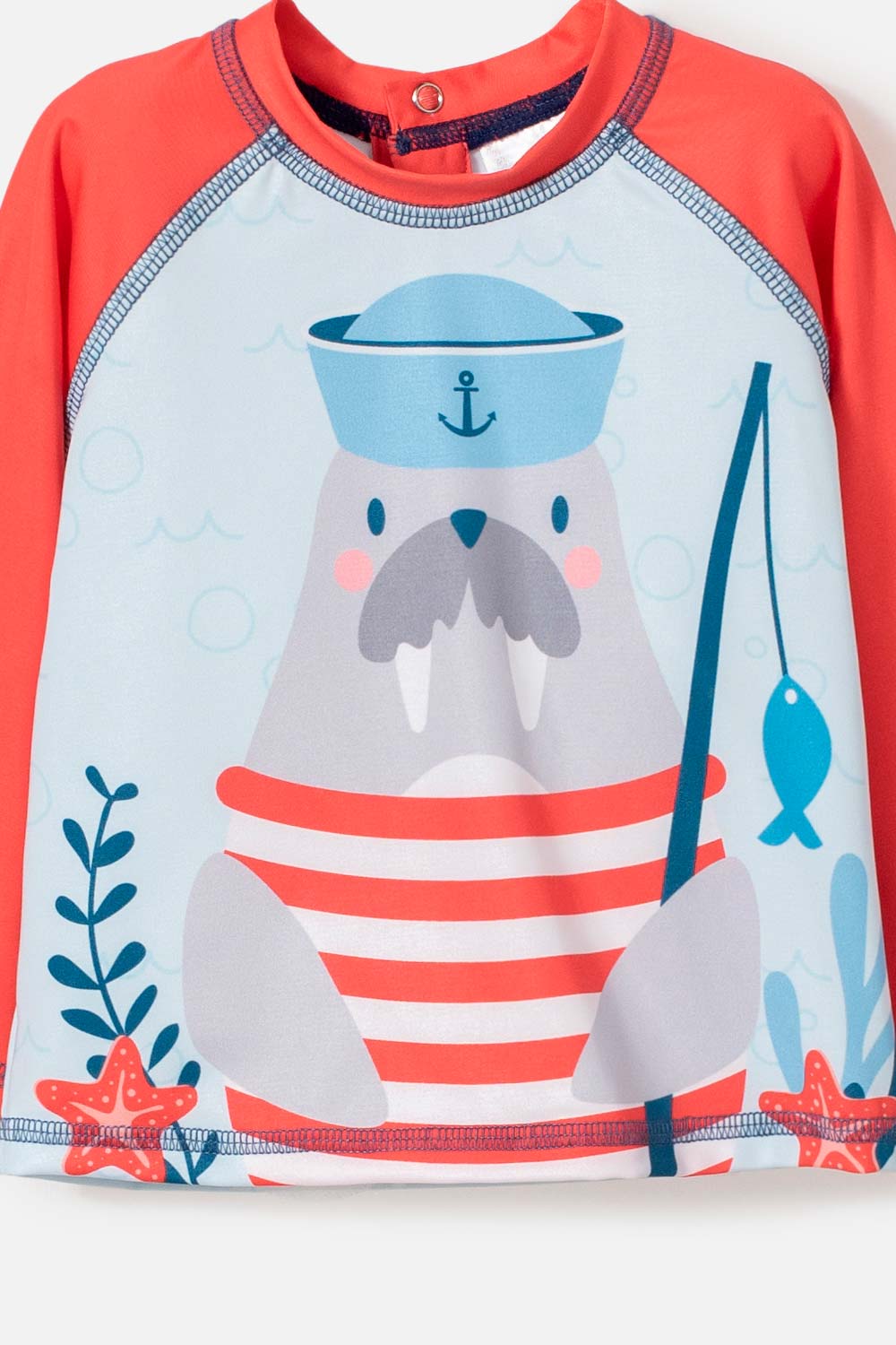 CONJUNTO DE BAÑO LITTLEMIC CON SOMBRERO MULTICOLOR PARA BEBÉ NIÑA