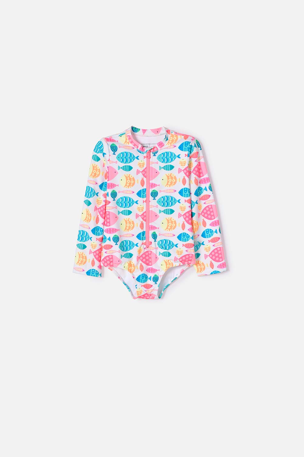 VESTIDO DE BAÑO DEL LITTLEMIC MULTICOLOR PARA NIÑA 2T A 5T