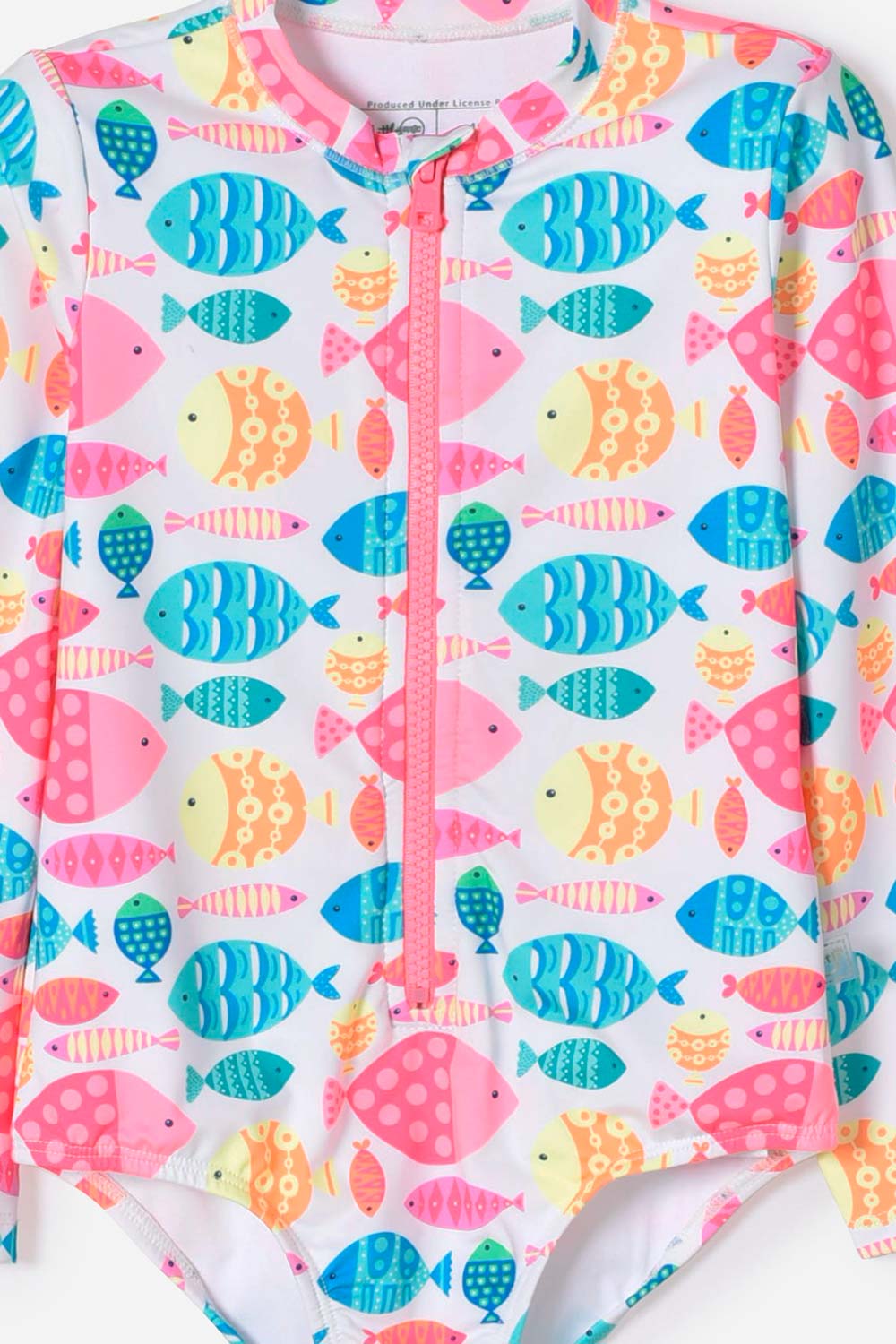 VESTIDO DE BAÑO DEL LITTLEMIC MULTICOLOR PARA NIÑA 2T A 5T