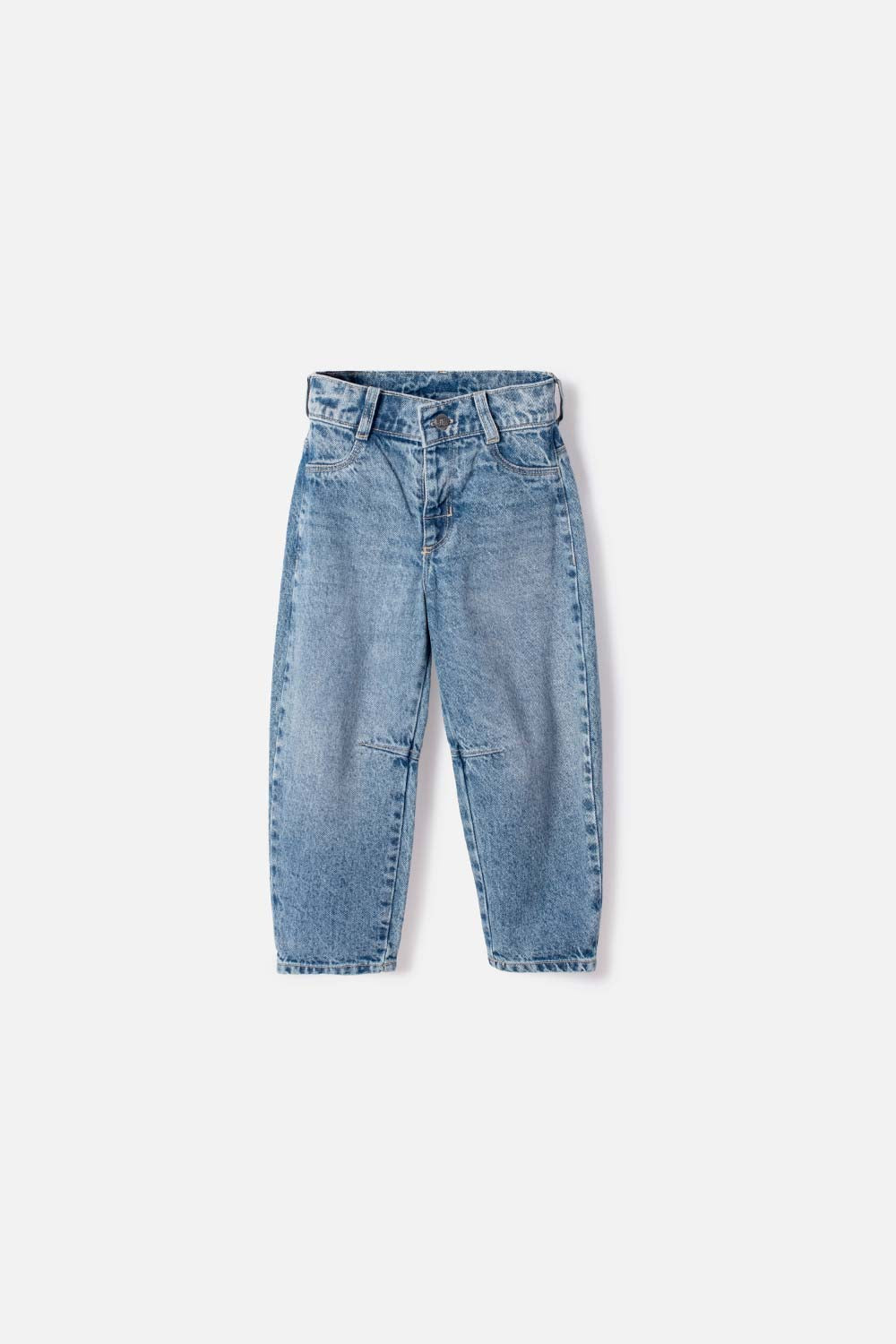 JEAN DE LITTLEMIC CON BOLSILLOS AZUL PARA NIÑA 2T A 6T