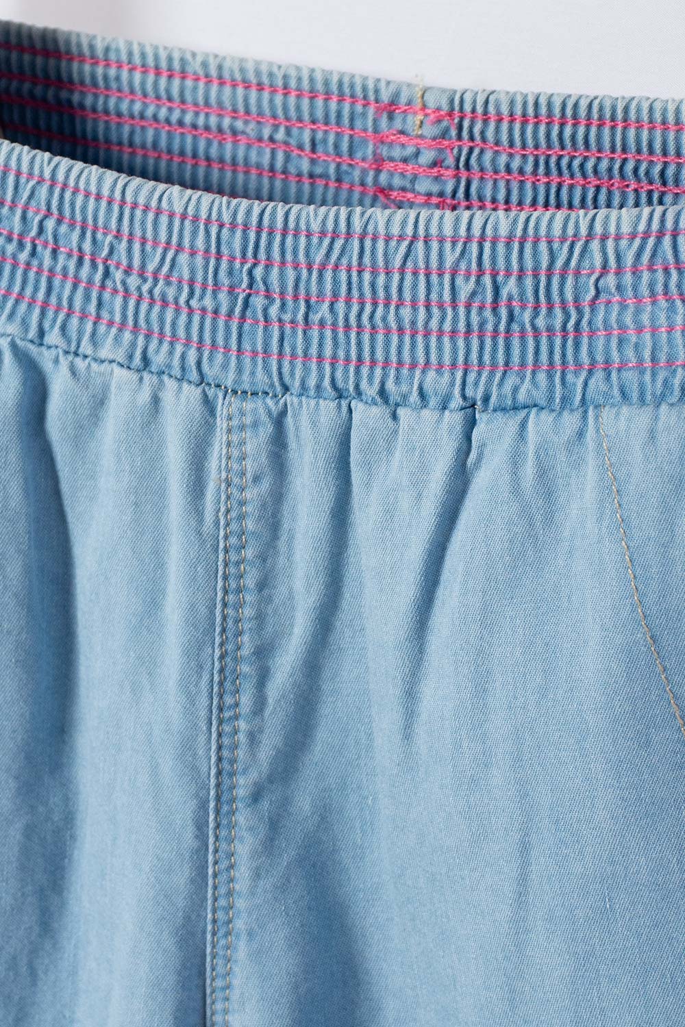 JOGGER DE LITTLEMIC BOTA AMPLIA AZUL PARA NIÑA 2T A 6T