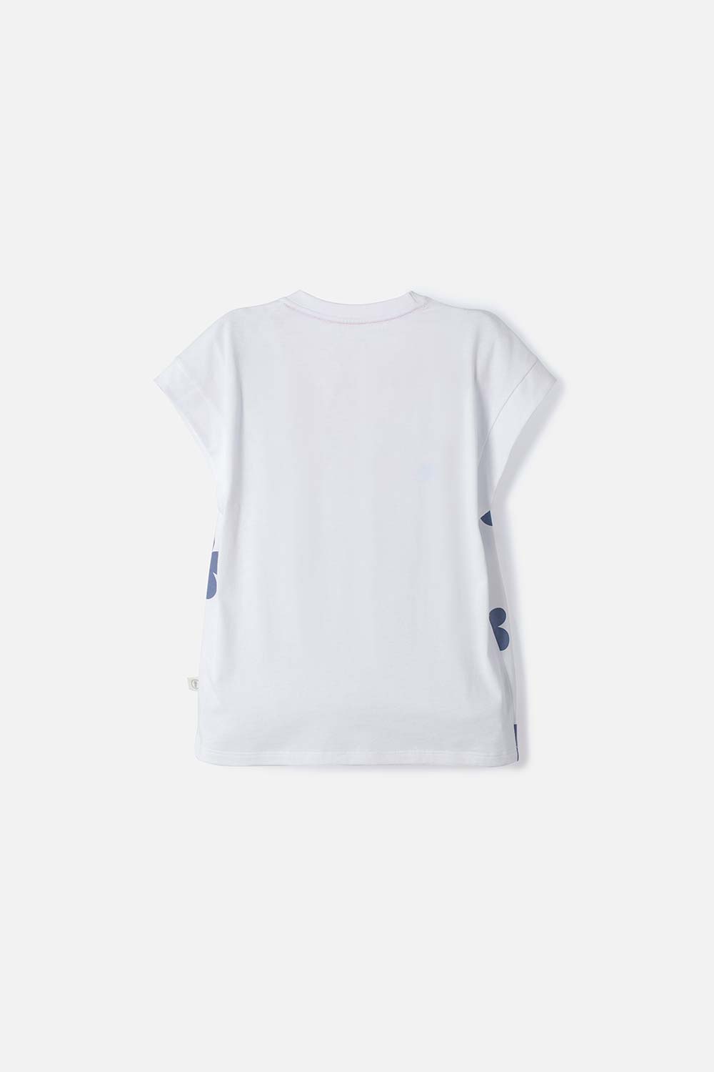 CAMISETA DE MIC MANGA CORTA BLANCO PARA NIÑA