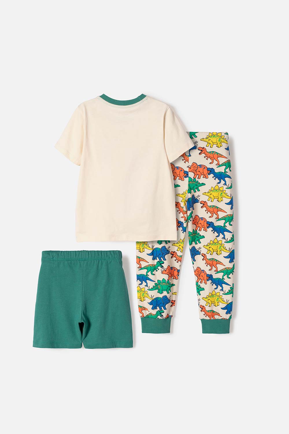 PIJAMA X3 PIEZAS DE LITTLEMIC MULTICOLOR PARA NIÑO 2T A 6T