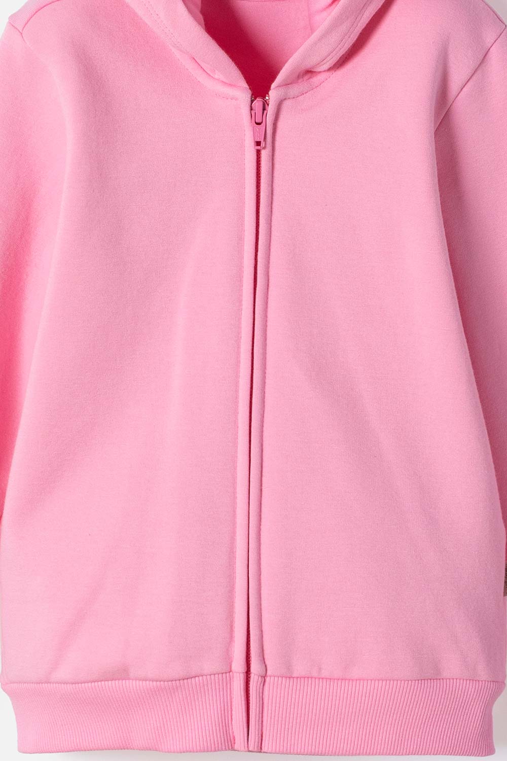BUZO DE LITTLEMIC CON CIERRE ROSADO PARA NIÑA 2T A 6T