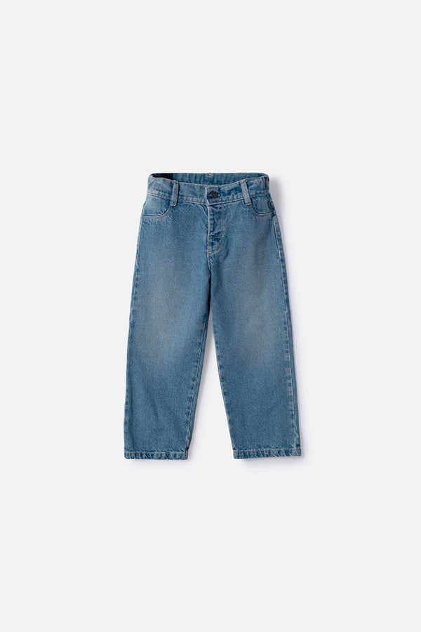 JEAN DE LITTLEMIC DENIM AZUL PARA NIÑO 2T A 6T