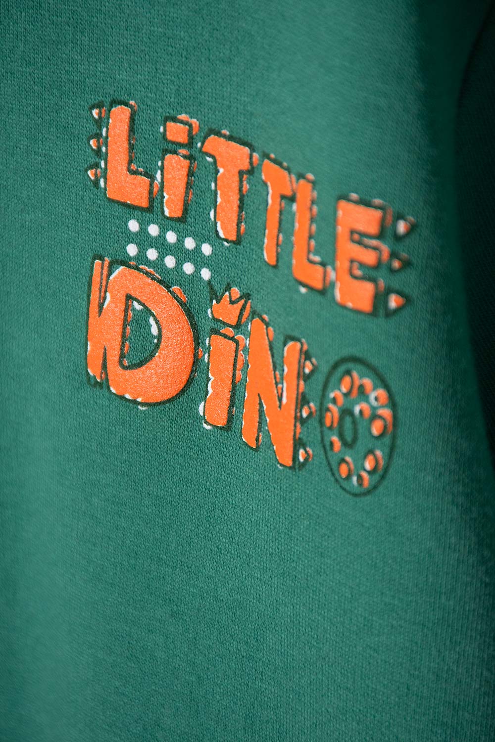 BUZO DE LITTLEMIC CON CIERRE VERDE PARA NIÑO 2T A 6T