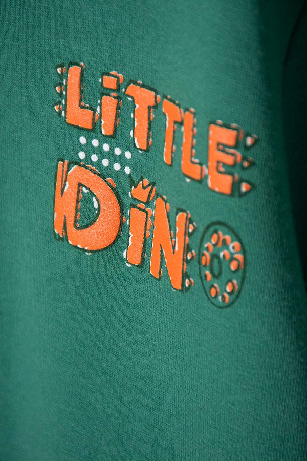 BUZO DE LITTLEMIC CON CIERRE VERDE PARA NIÑO 2T A 6T