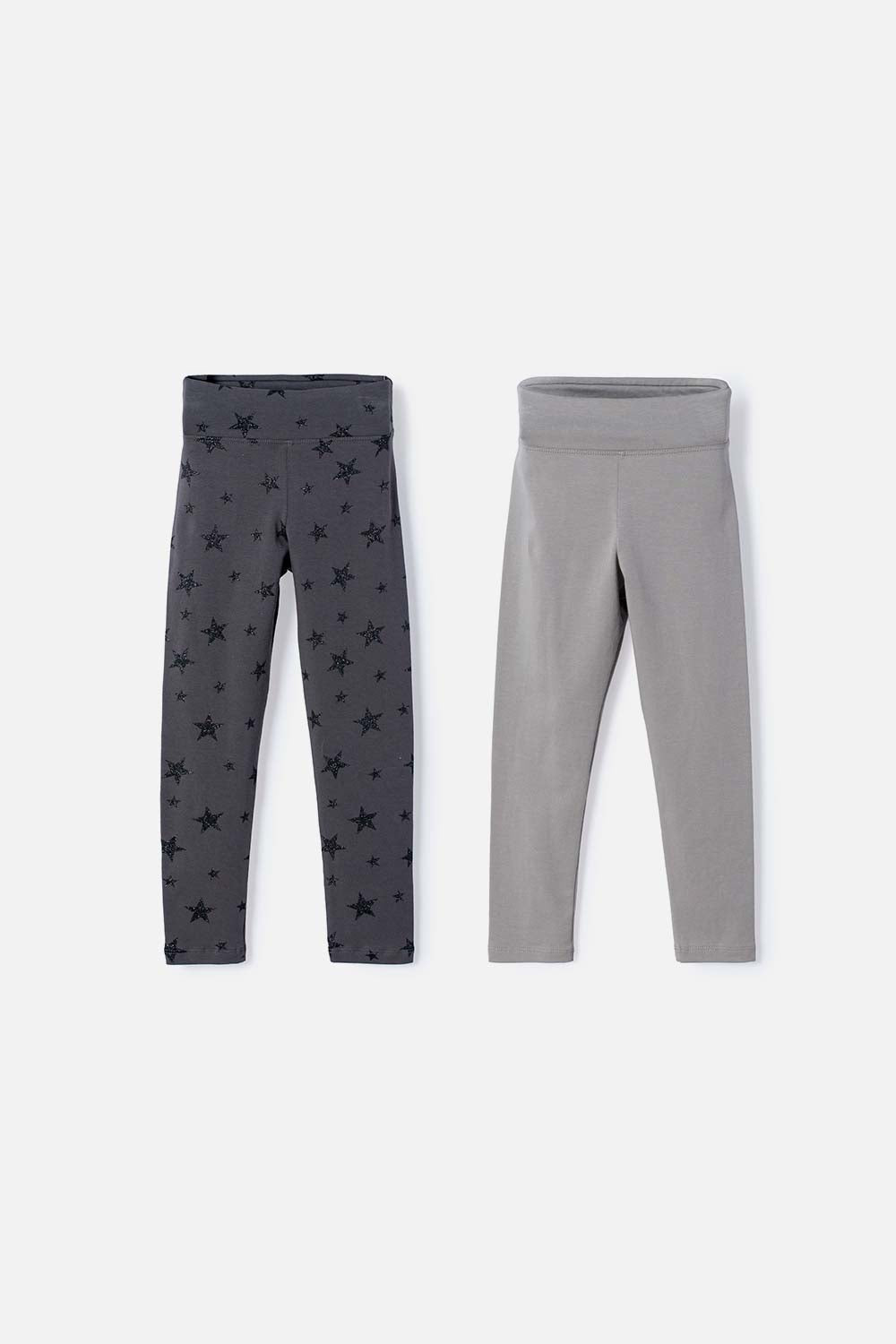 PACK X2 LEGGING DE LITTLEMIC MULTICOLOR PARA NIÑA 2T A 6T