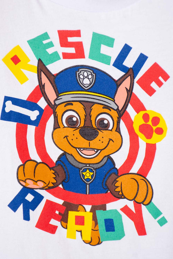 CONJUNTO DE PAW PATROL DE PANTALÓN LARGO AZUL Y BLANCO PARA NIÑO 2T A 5T