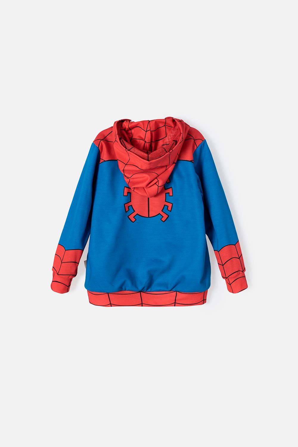 CHAQUETA DE SPIDER-MAN ABIERTO ROJO Y AZUL PARA NIÑO 2T A 5T