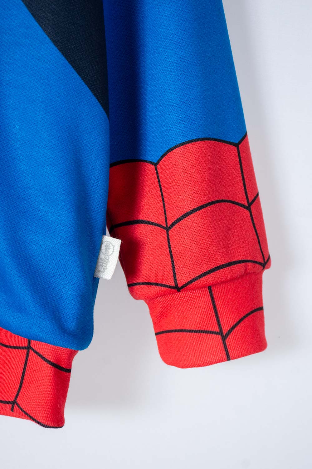 CHAQUETA DE SPIDER-MAN ABIERTO ROJO Y AZUL PARA NIÑO 2T A 5T
