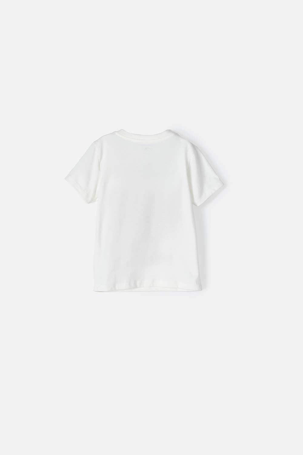 CAMISETA DE JURASSIC MANGA CORTA BLANCA PARA NIÑO 2T A 5T