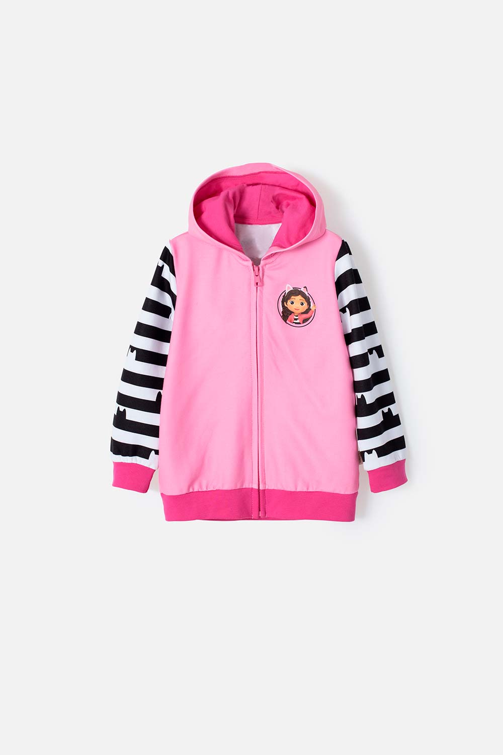 BUZO DE GABBY'S DOLLHOUSE ABIERTO ROSADO PARA NIÑA 2T A 5T