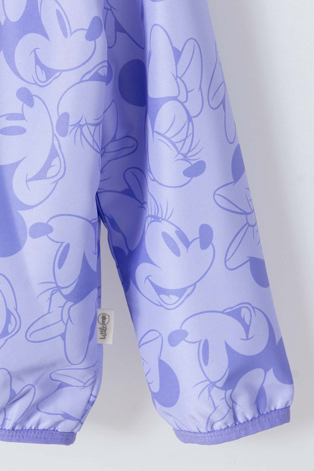CHAQUETA DE MINNIE MOUSE CON CAPUCHA LILA PARA NIÑA 2T A 5T