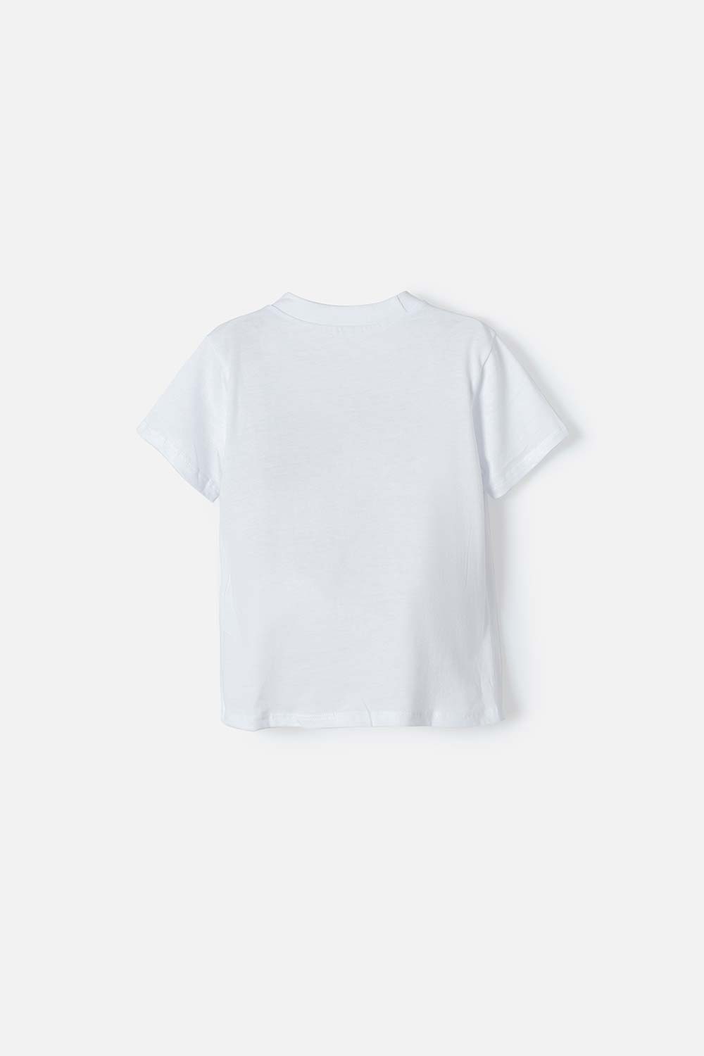 CAMISETA DE CARS MANGA CORTA BLANCA PARA NIÑO 2T A 5T