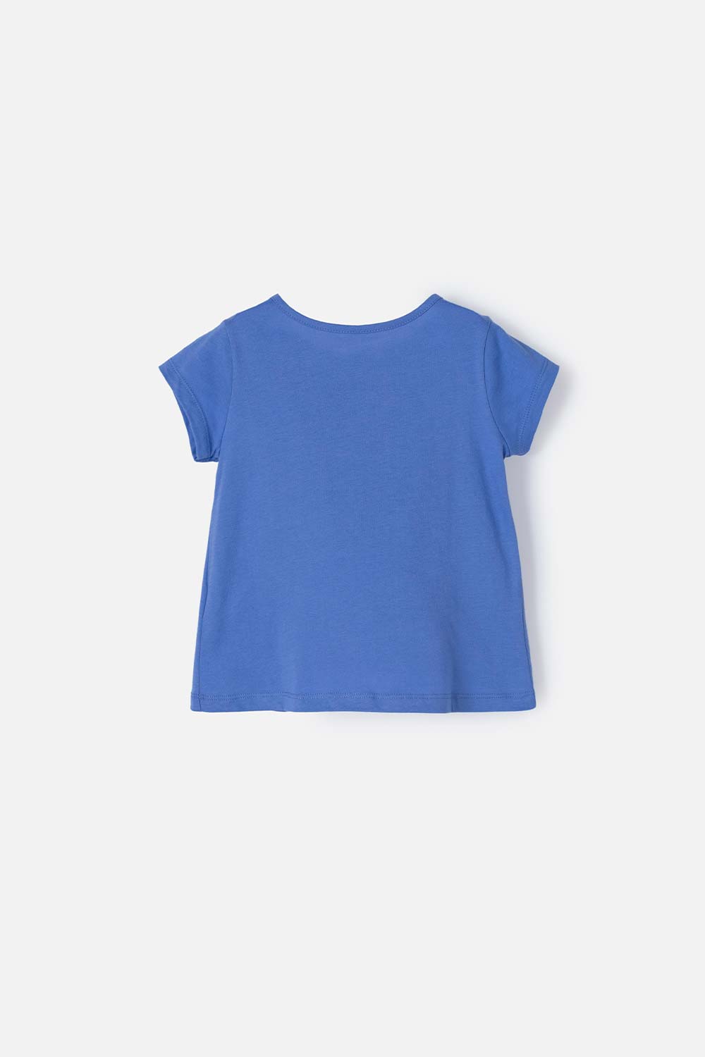 CAMISETA DE MINNIE MOUSE AZUL MANGA CORTA PARA NIÑA 2T A 5T