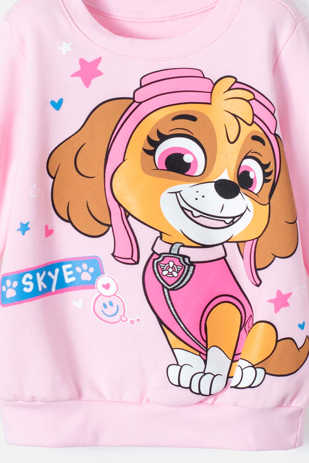 BUZO DE PAW PATROL CERRADO ROSADO PARA NIÑA 2T A 5T
